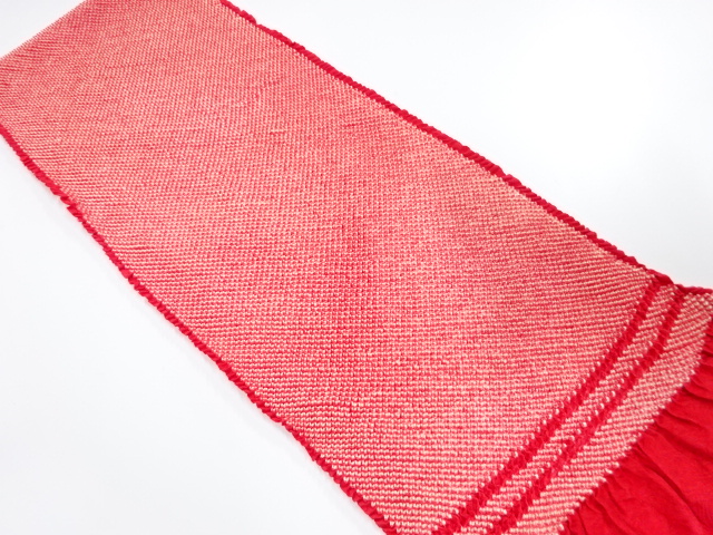 正絹　振袖用　絞り　帯揚げ